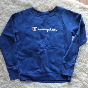 Vintage Champion Royal Blue Crewneck